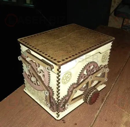 Шкатулка с шестеренками