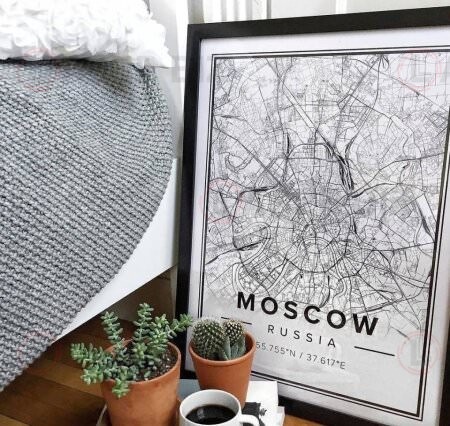 Карта Москвы