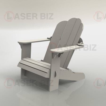 Низкое кресло со спинкой