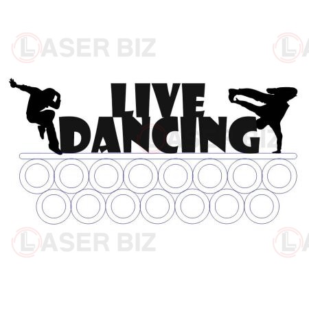 Медальница Live Dancing