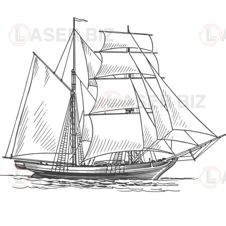 Парусник рисунок