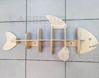 Деревянная полка для рыбы