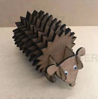 Подставки из фанеры Ежик с держателем