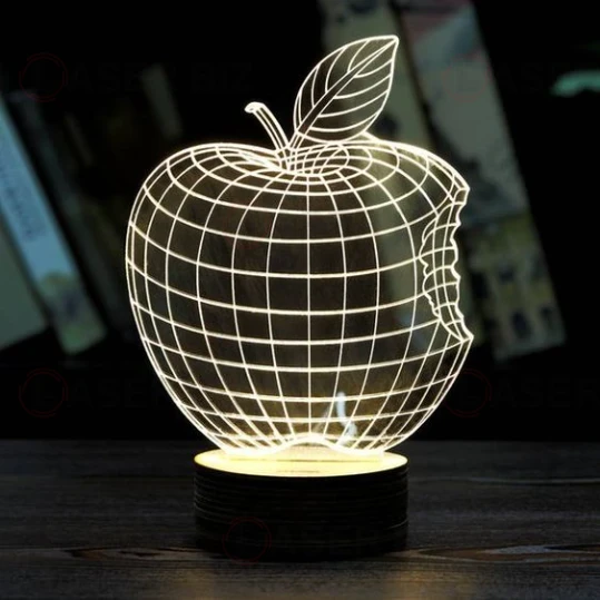 Ночник Apple 3d