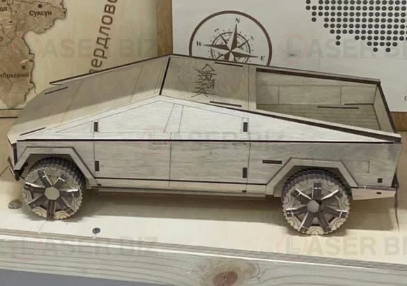 Кибергрузовик Тесла 3d пазл