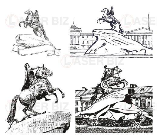 Бронзовый всадник - средний всадник