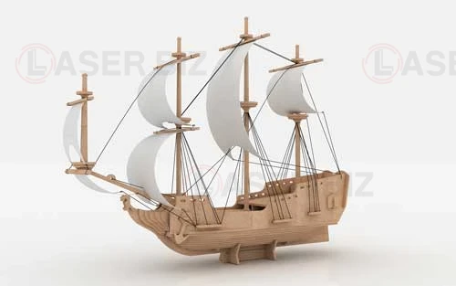 Пиратский корабль 6 мм