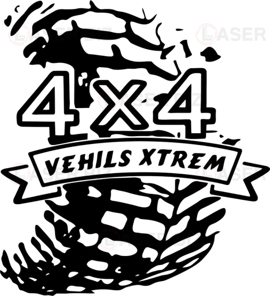 4×4 наклейка