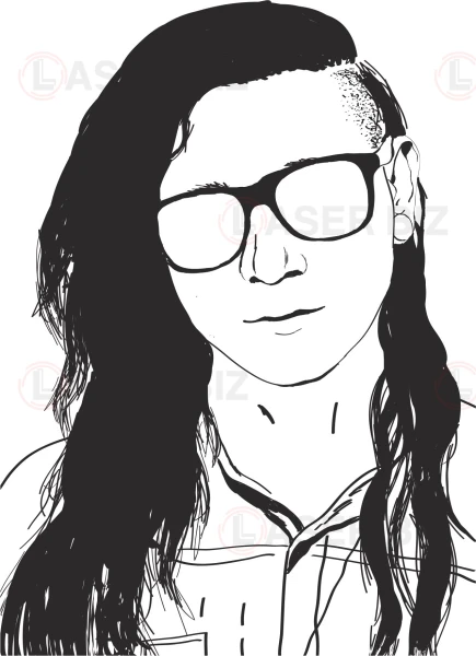 Skrillex sonny moore by michaelalebedikova