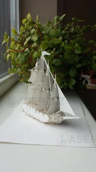 Парусник 3d пазл