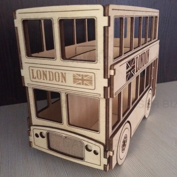 Лондонский автобус 3d пазл