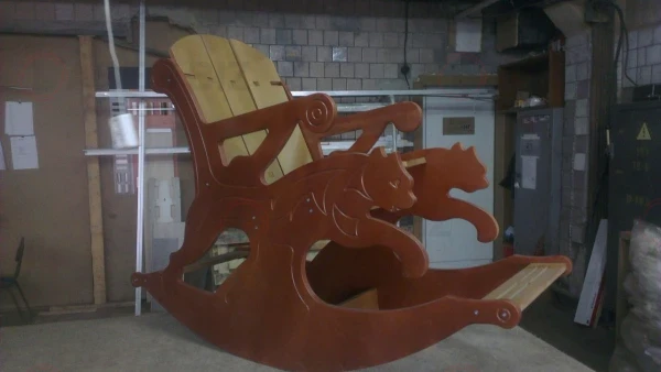 Кресло Пума 3d паззл ЧПУ фрезерный станок план