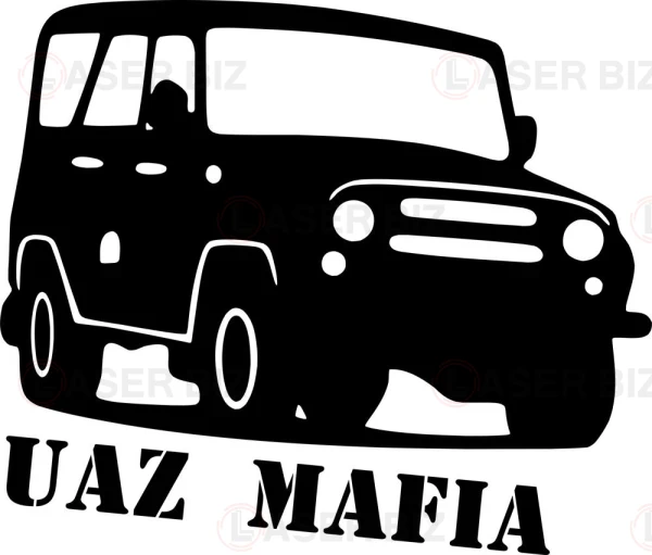 Уаз мафия наклейка