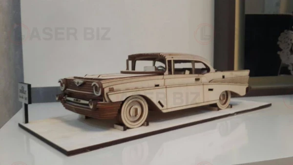 Векторный файл Chevrolet bel air 1957 для обработки на станке