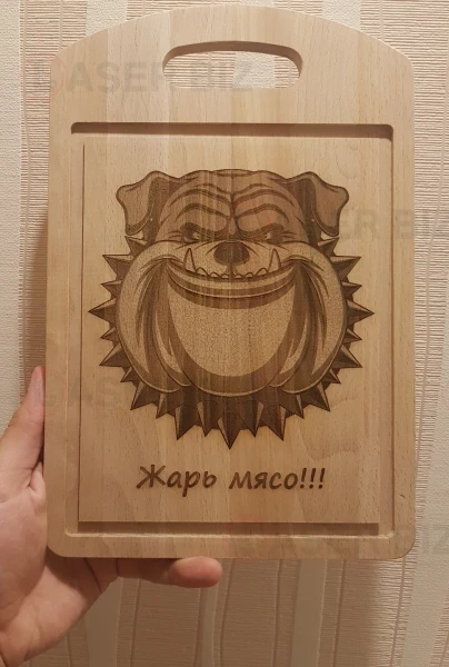 Наклейка со злой собакой