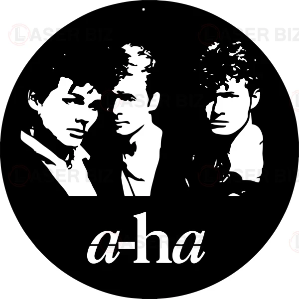 Виниловые часы A-ha
