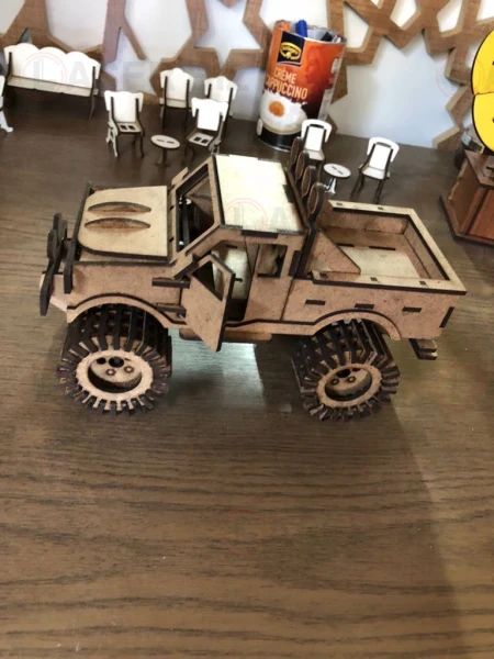 Джип внедорожник 3d пазл