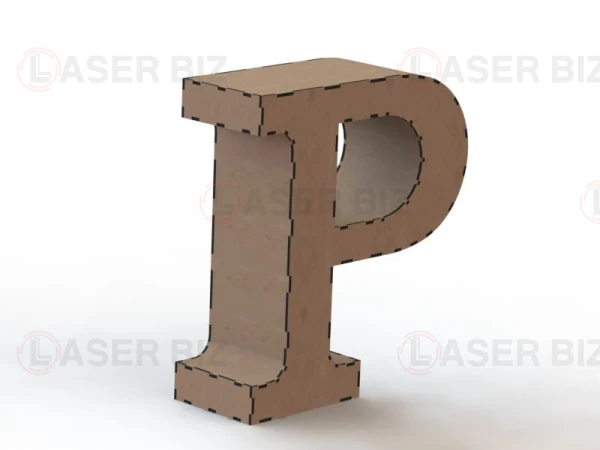 Буква p 3d головоломка