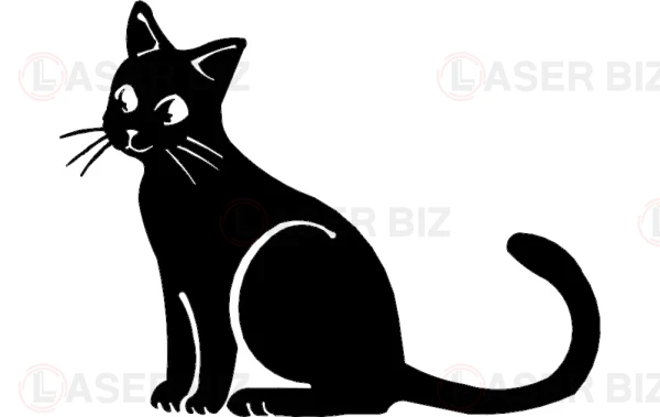 Сидящая кошка