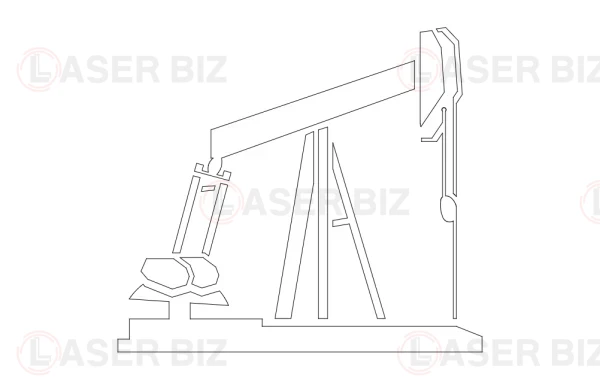 Mock-up "Pump jack