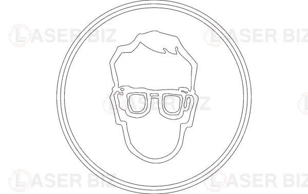 Знак защиты глаз