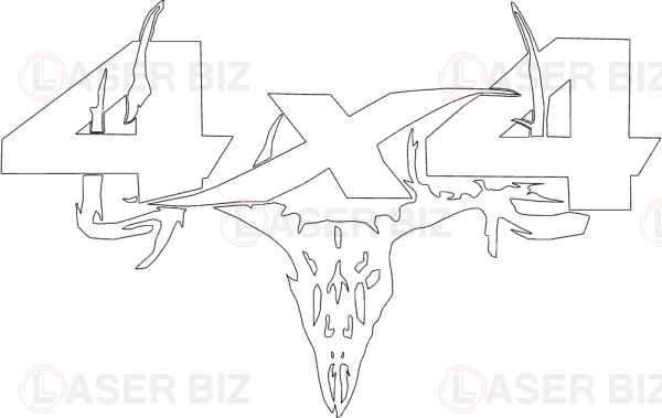 декаль 4×4