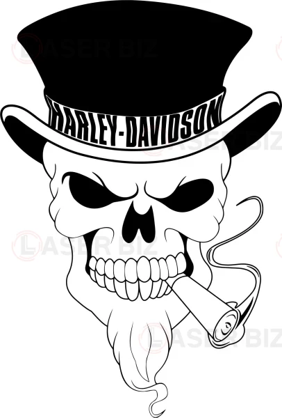 Трафарет Harley-davidson