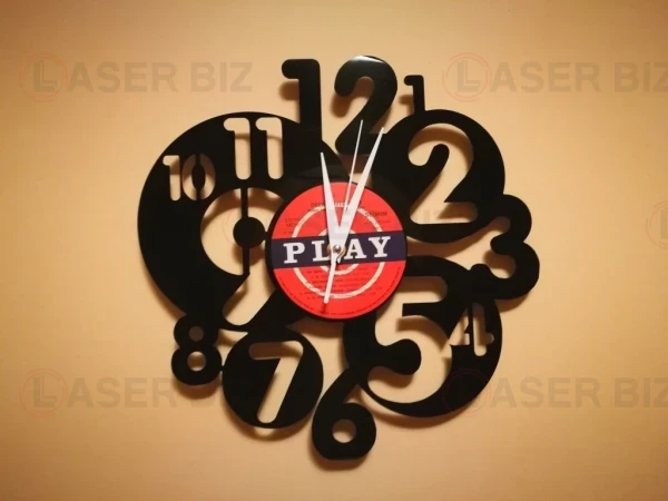 Orologio vinile cerchi numeri часы