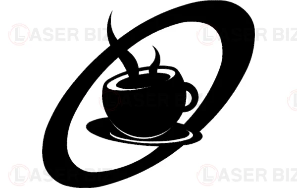 Retro coffee cup" layout