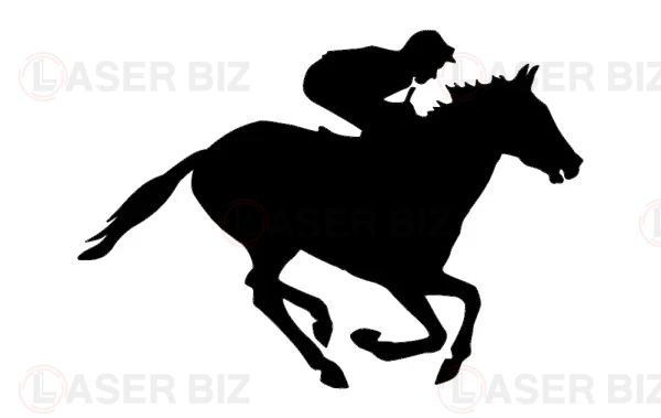 Mock-up "Jockey horse