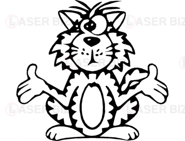 Кошка с косыми глазами