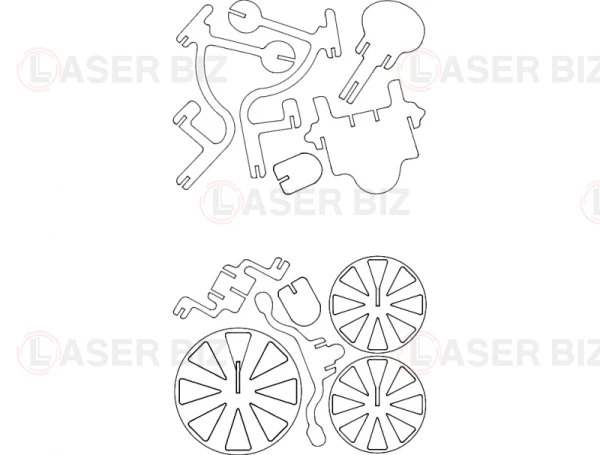 Трикикло 3d пазл