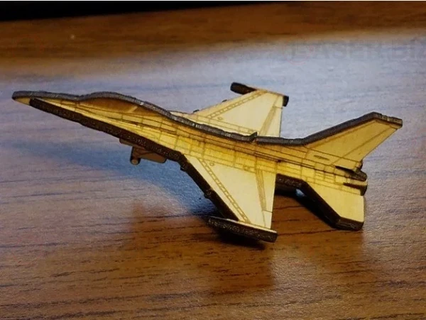 F-16 боевой сокол 3 мм svg файл